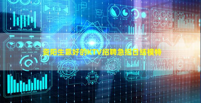 资阳生意好的KTV招聘急招日结模特